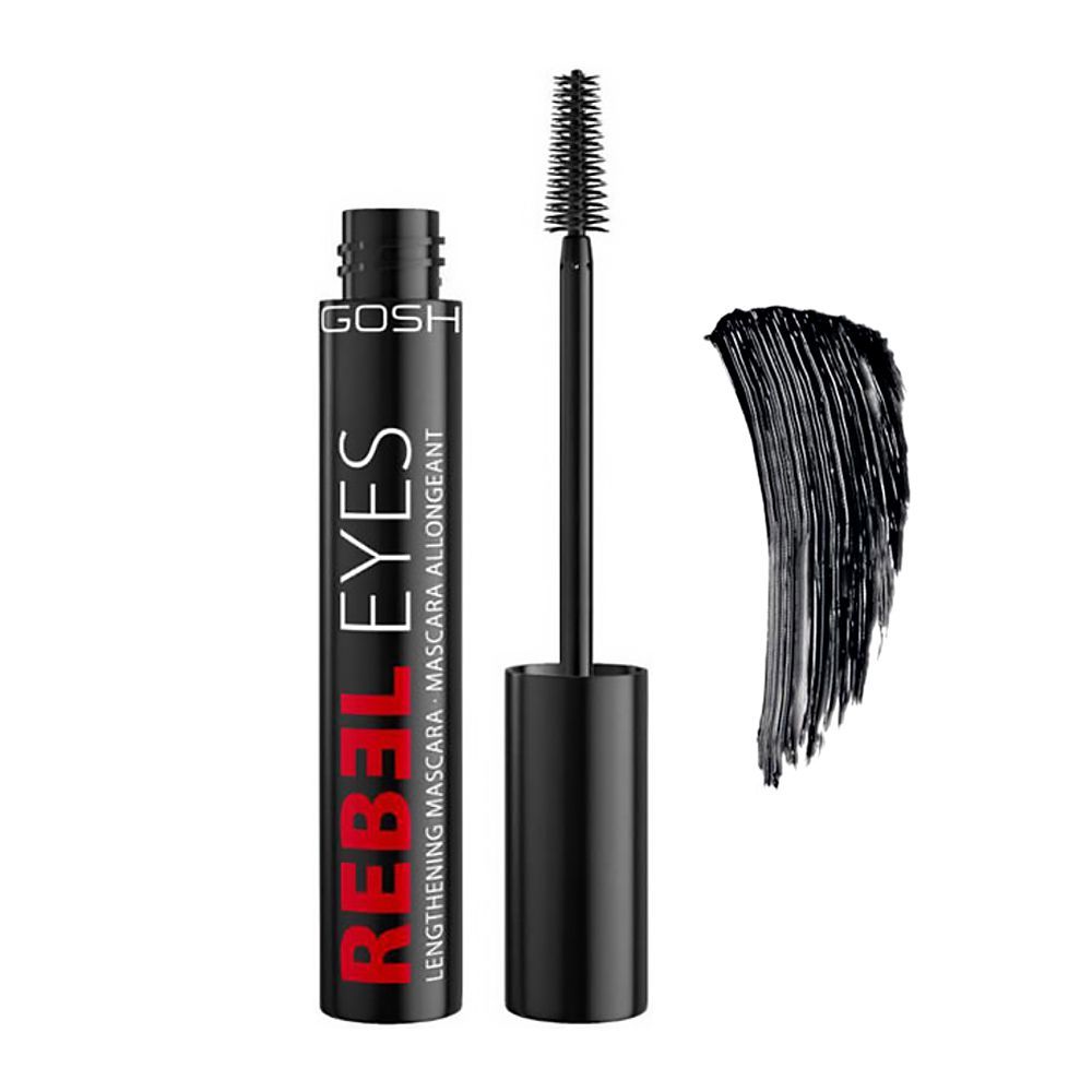 Gosh Rebel Eyes Lengthening Mascara, 001 Extreme Black