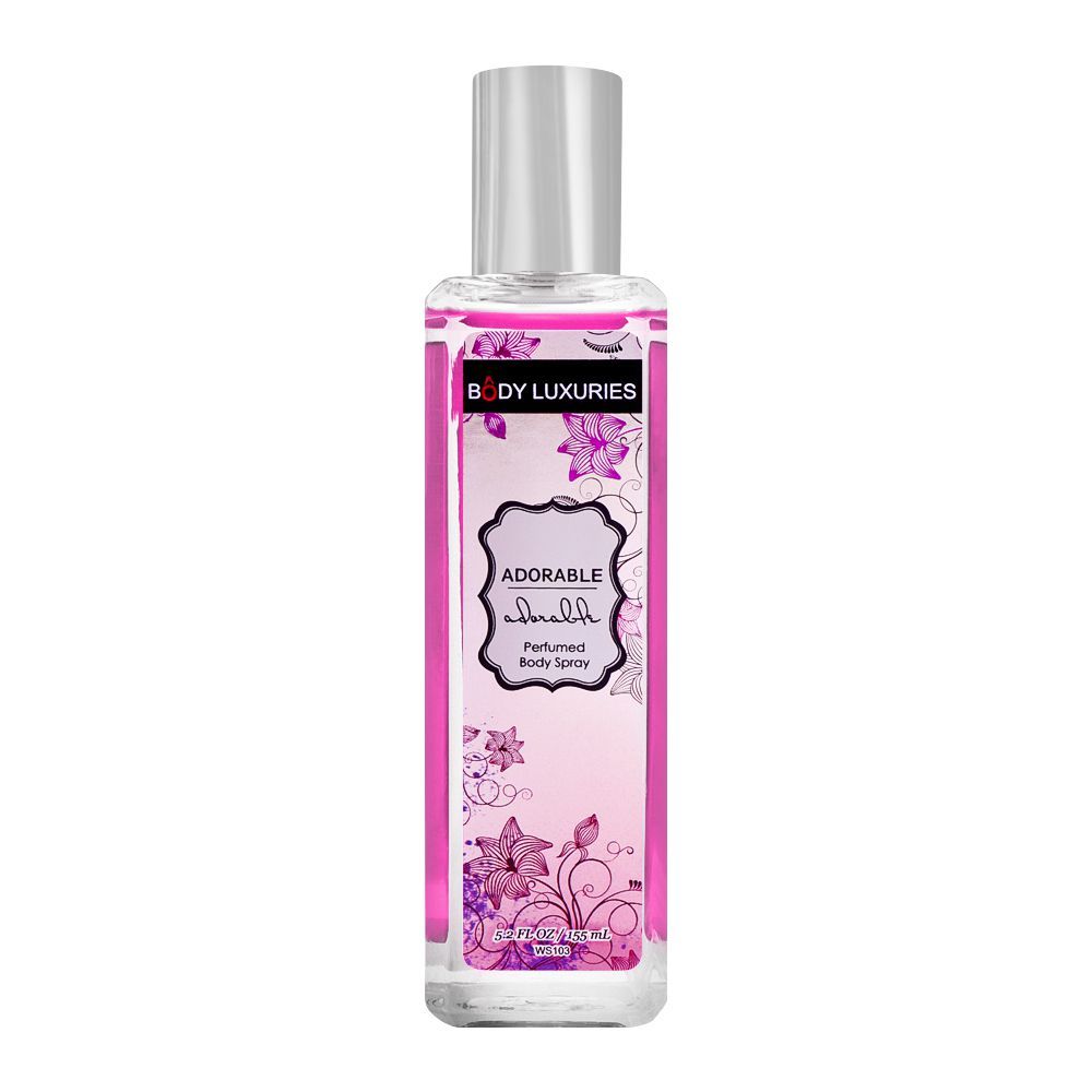 Body Luxuries Adorable Perfumed Body Spray, For Women, 155ml