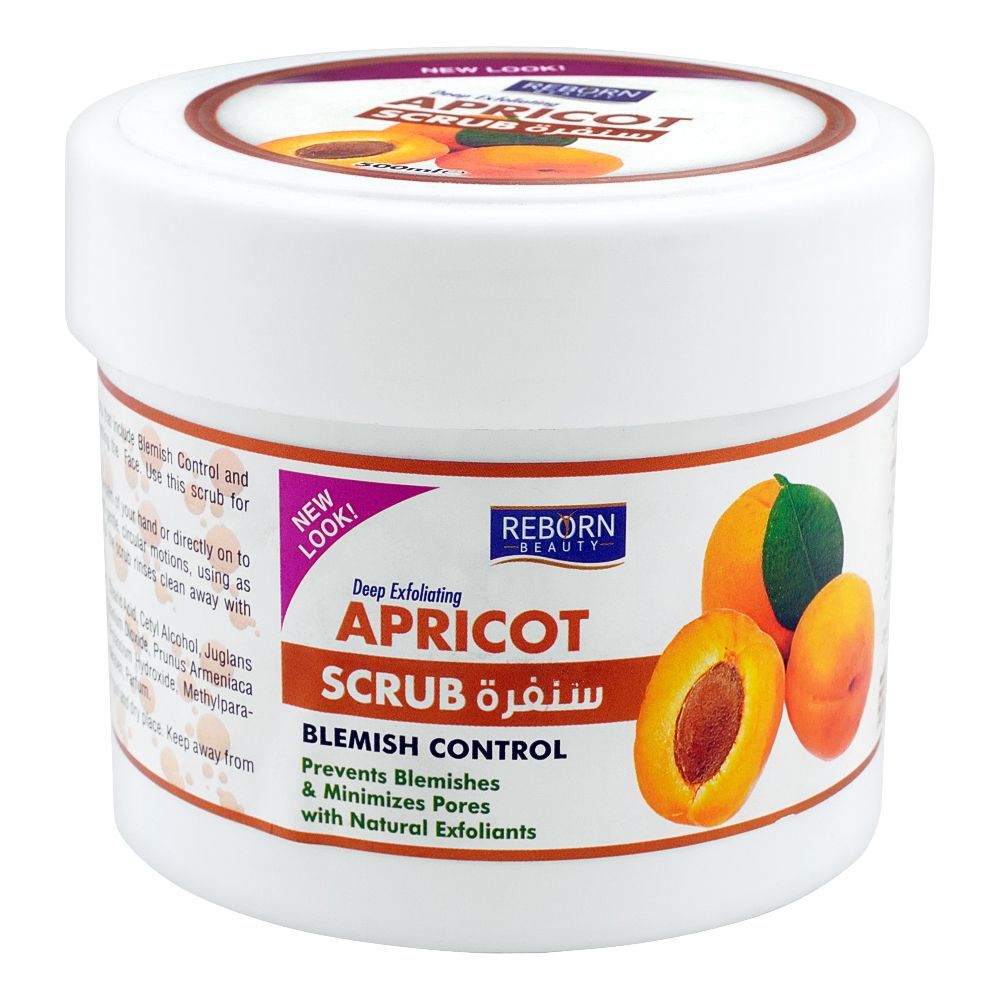 Reborn Beauty Apricot Blemish Control Scrub, 500ml