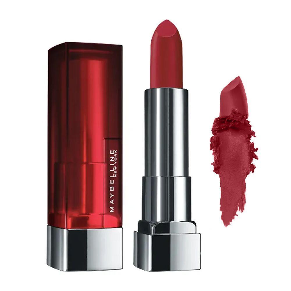 Maybelline New York Color Sensational Creamy Matte Lipstick, 691 Rich Ruby