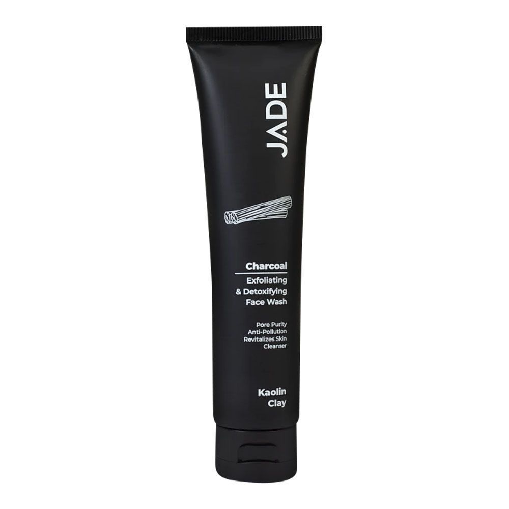 Jade Charcoal Exfoliating & Detoxifying Face Wash, 100ml