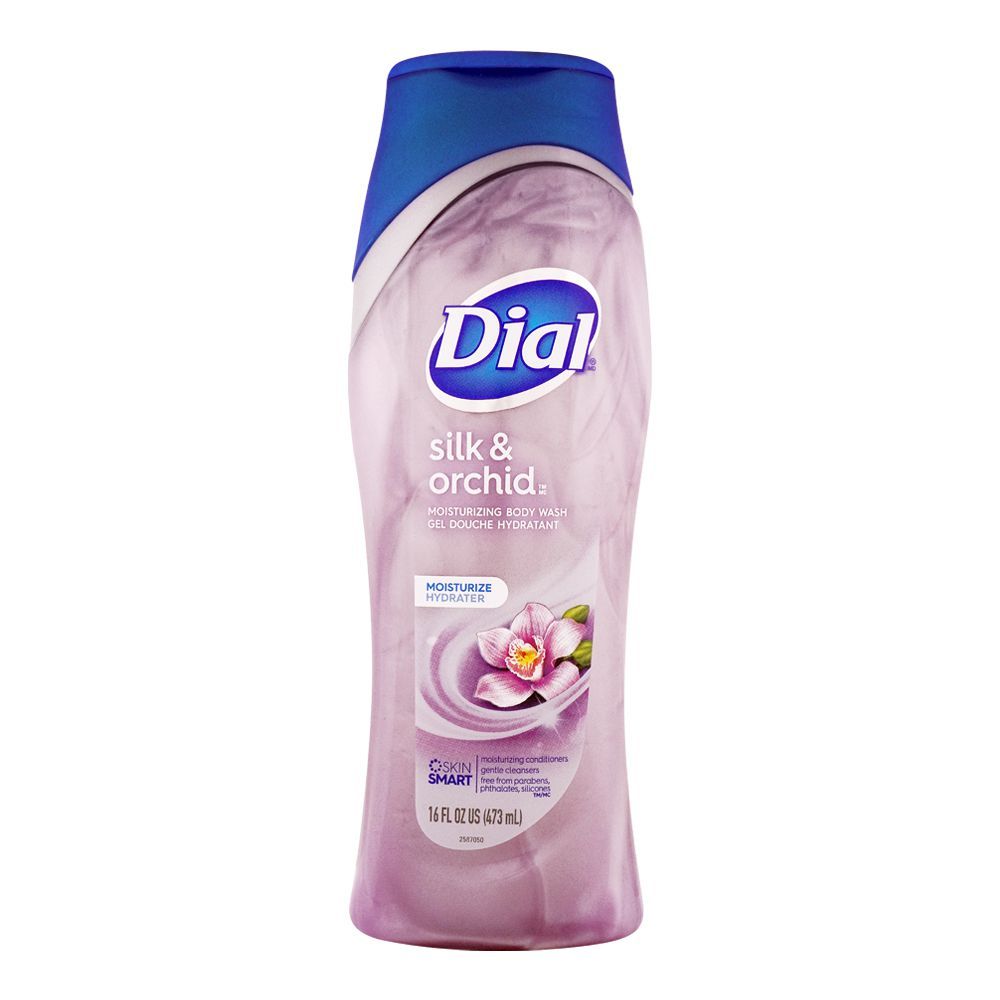 Dial Moisturizing Body Wash, Silk & Orchid, 473ml