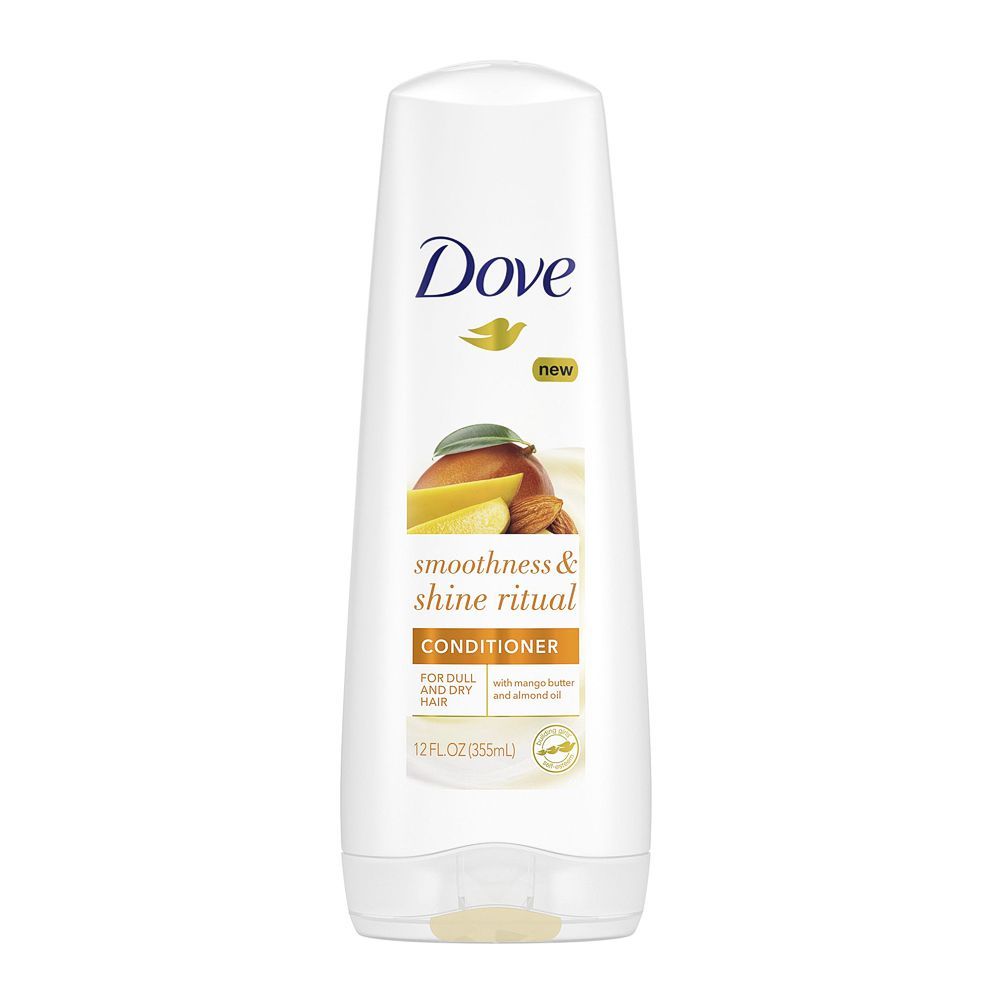 Dove Smoothness & Shine Ritual Conditioner, For Dull & Dry Hair, 355ml