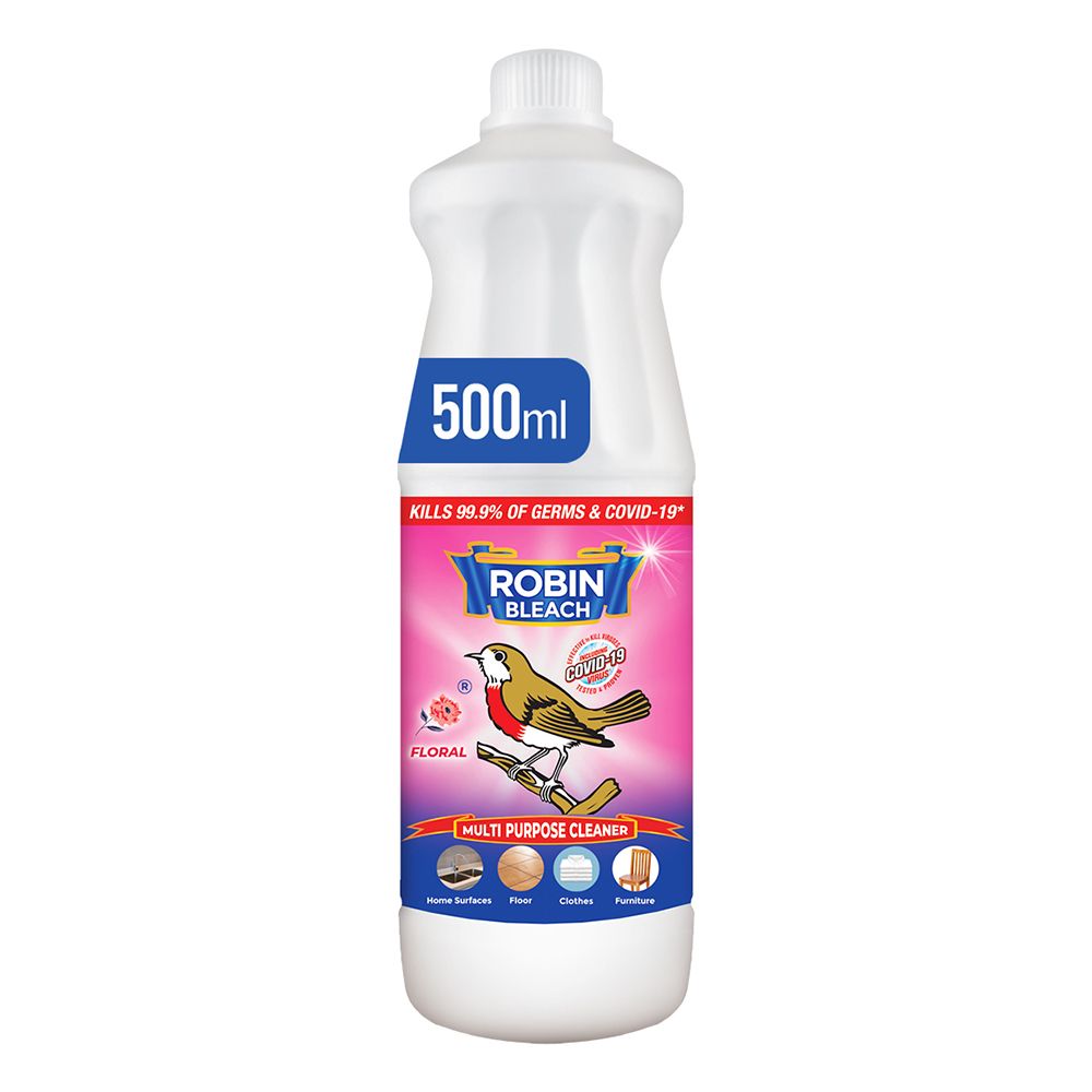 Robin Bleach Liquid Floral Multi-Purpose Cleaner, 500ml