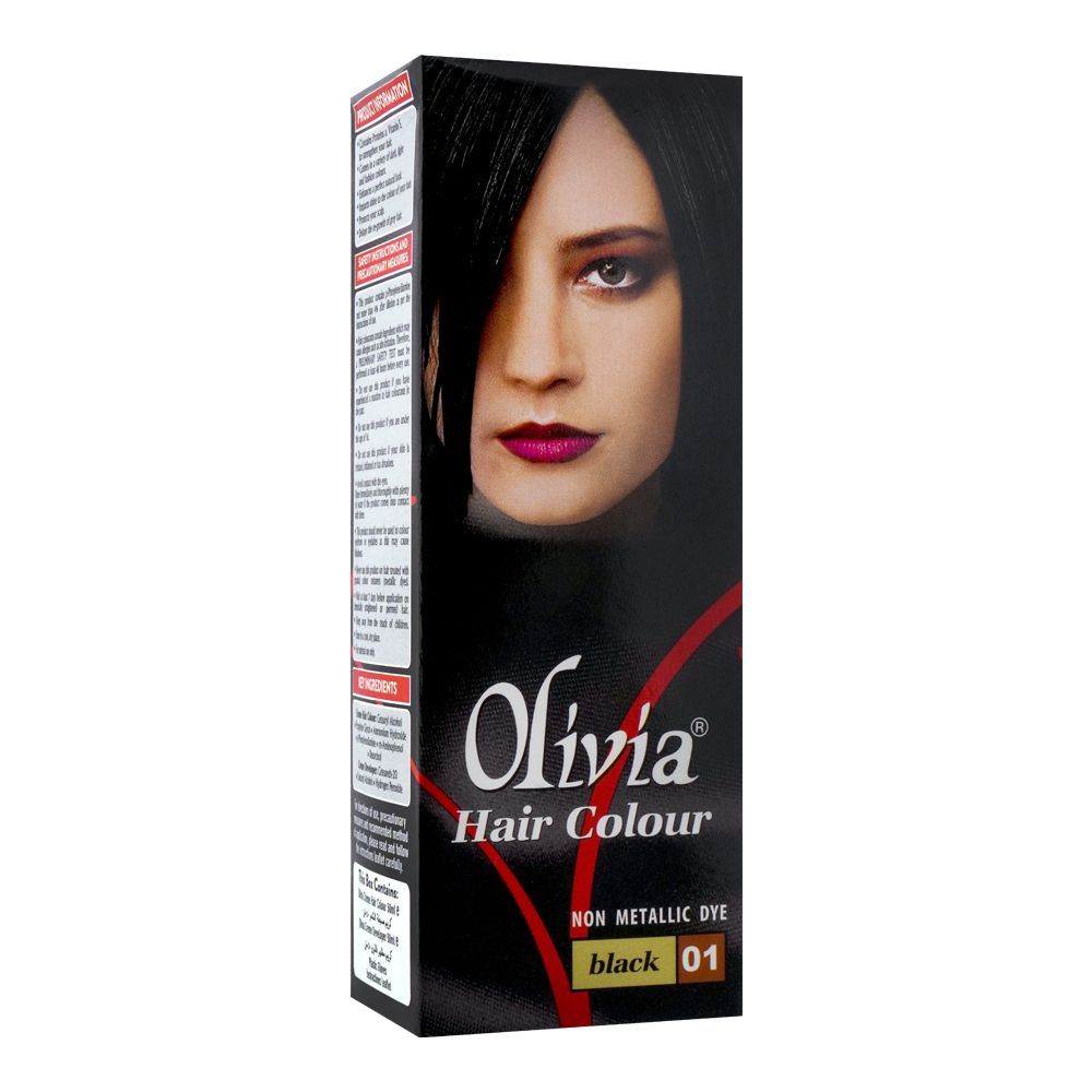 Olivia Hair Colour, 01 Black