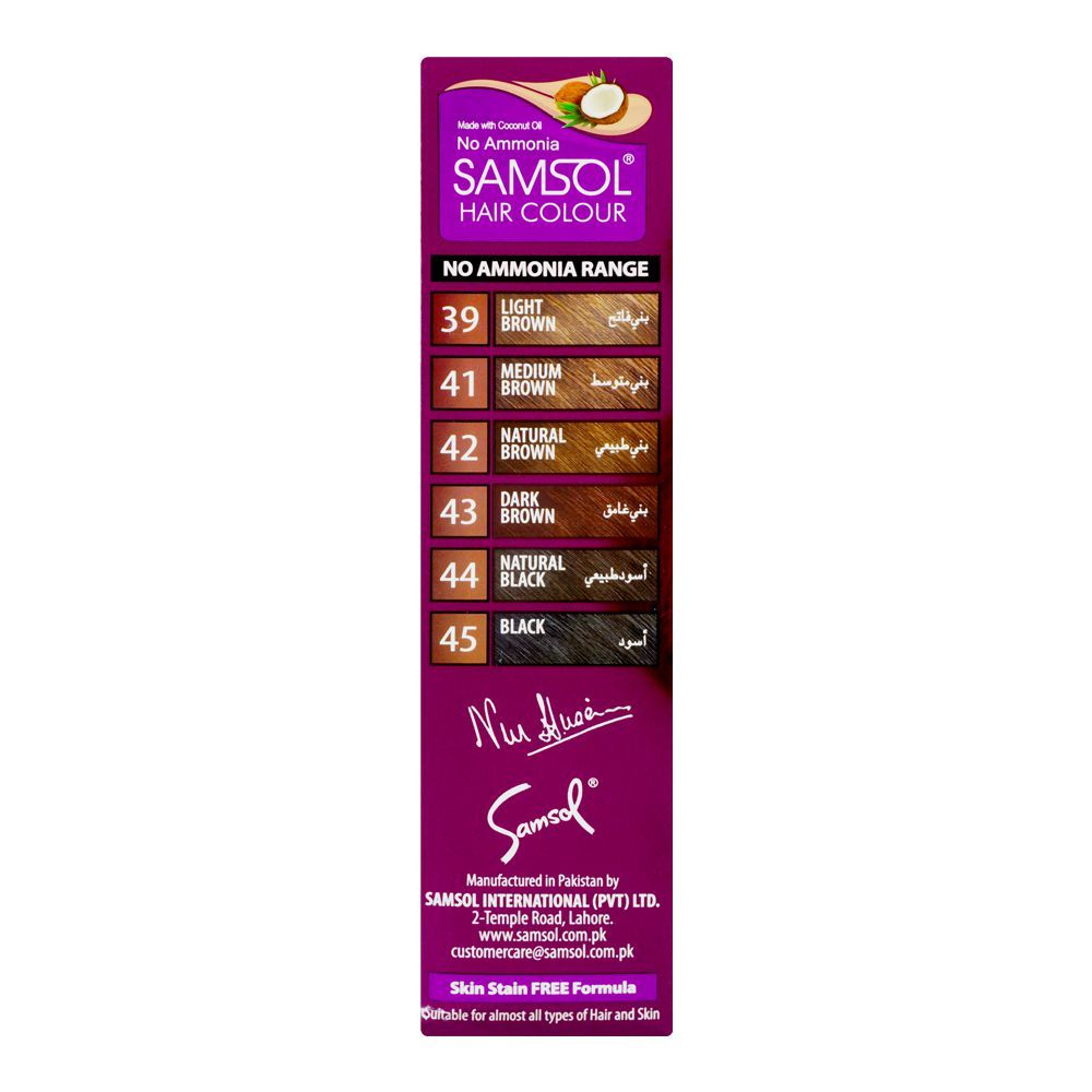 Samsul Color Purchase Samsol No Ammonia Hair Colour, 45 Black Online at Special ...