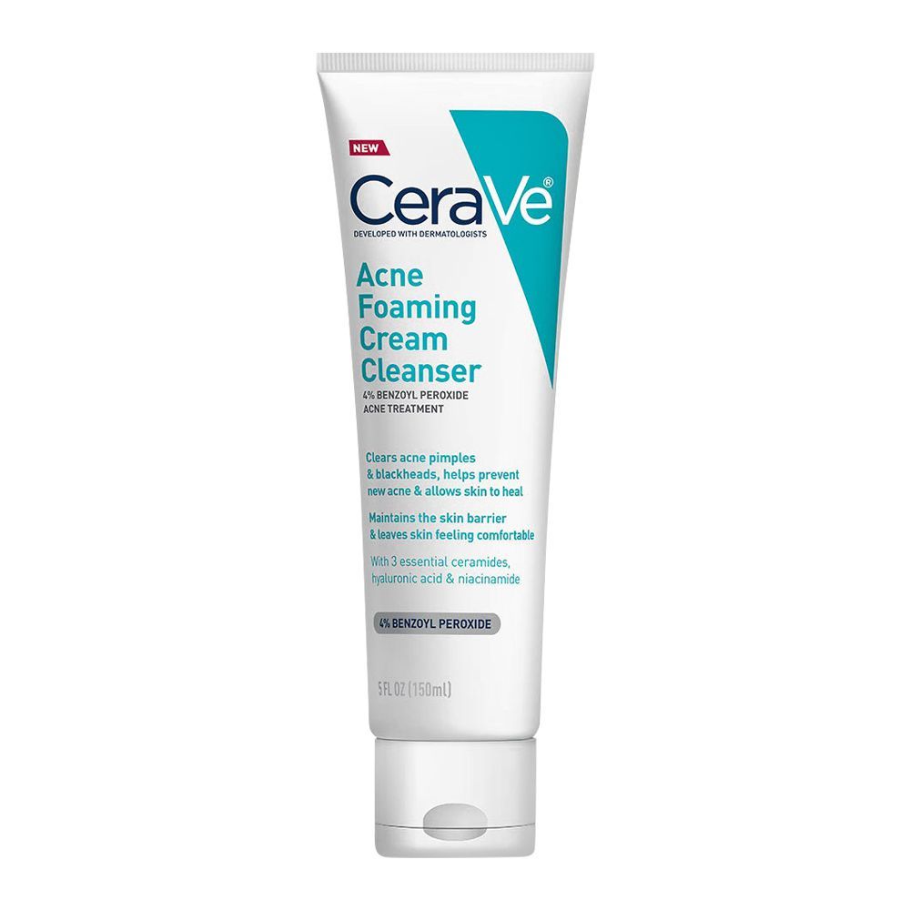 CeraVe Acne Foaming Cream Cleanser, 150ml