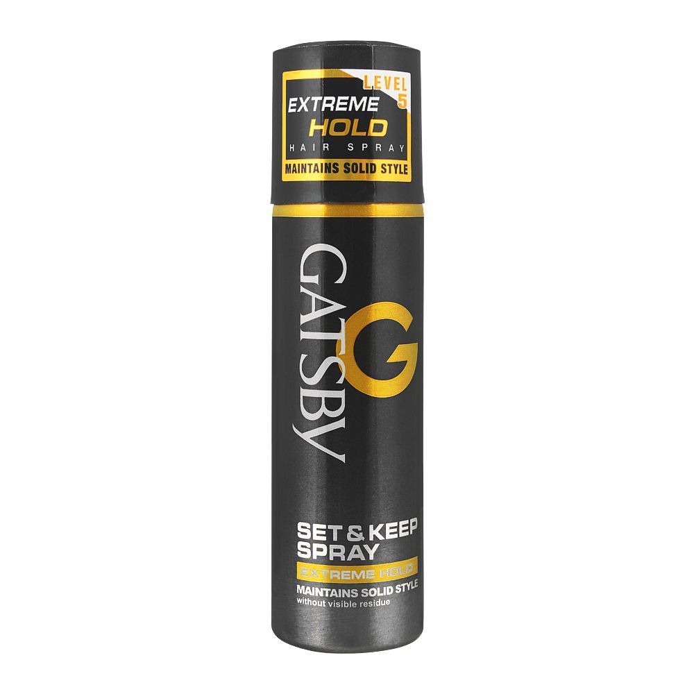 Gatsby Set & Keep Extreme Hold Hair Spray, 66ml