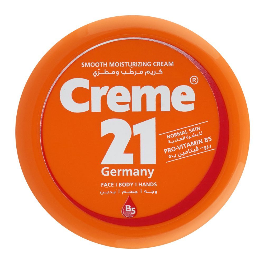 Creme 21 Smooth Moisturizing Cream, Normal Skin, 250ml