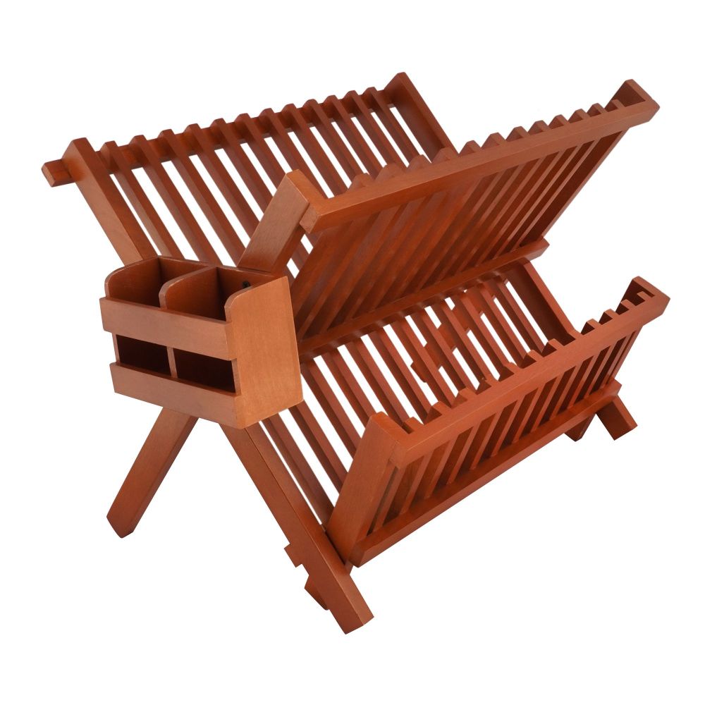 Amwares Mango Wood Dish Rack, 010009