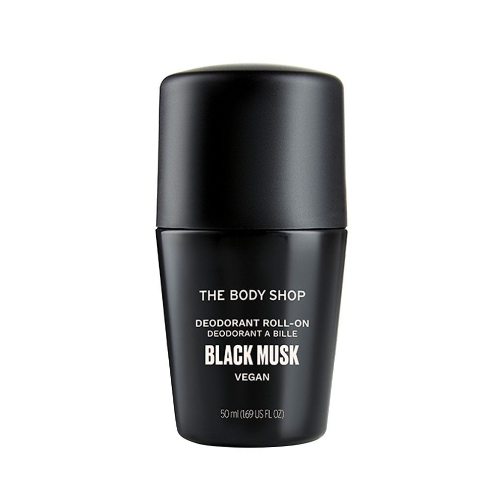 The Body Shop Black Musk Vegan Deodrant Roll-On, For Women, 50ml