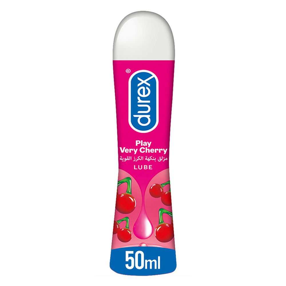 Durex Play Very Cherry Flavoured Pleasure Lube Gel, 50ml