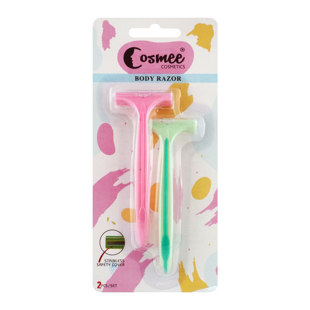 Cosmee Tinkle Body Razor, 2 Pack