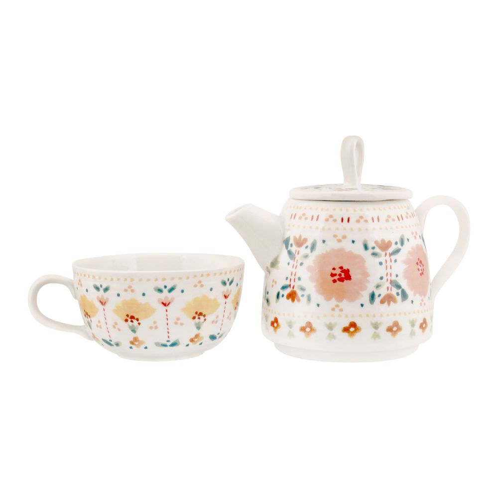 Ecology Tea Set Cup 180ml Teapot, EC63302