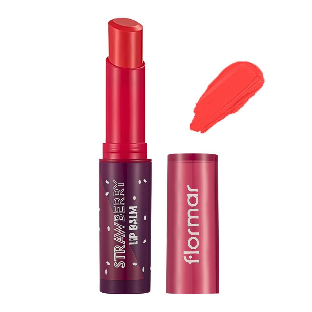 Flormar Strawberry Lip Balm, 3g