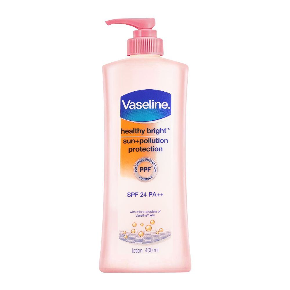 Vaseline Healthy Bright Sun & Pollution Protection SPF24 PA++ Body Lotion Pump, 100ml