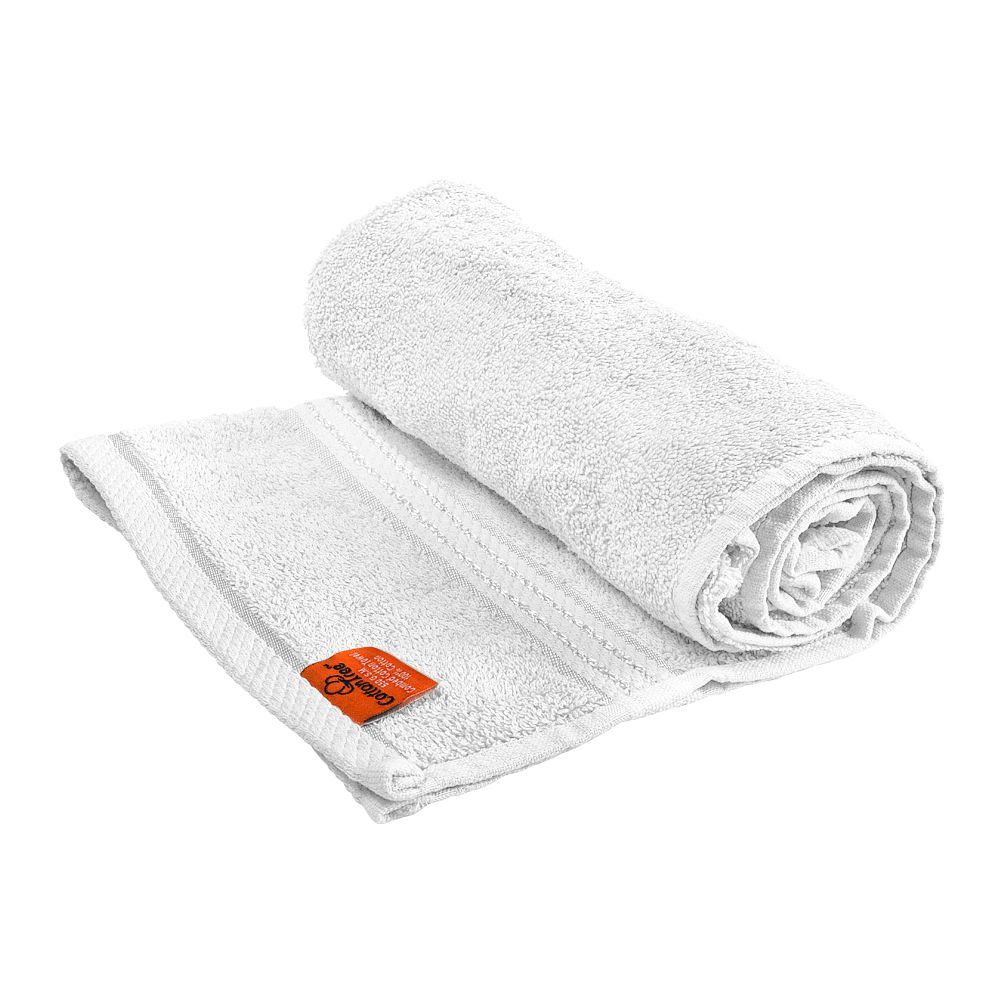 Cotton Tree Combed Cotton Hand Towel, 50x100, White