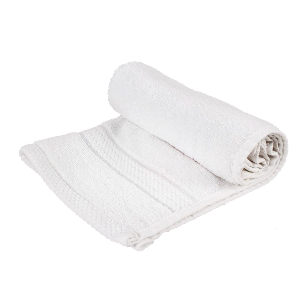 Cotton Tree Combed Cotton Face Towel, 40x60, White