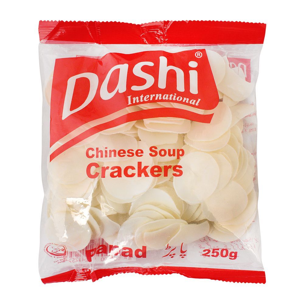 Dashi Chinese Soup Crackers, Pouch, 250g 