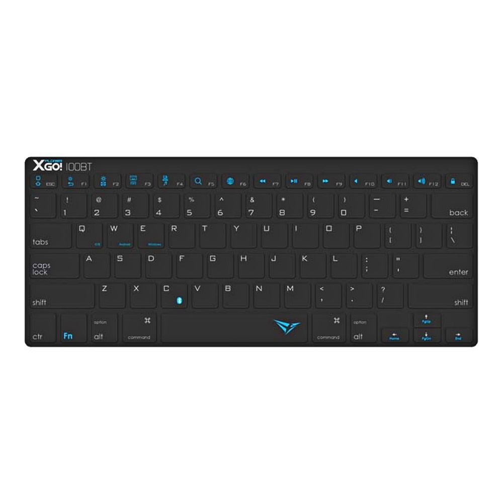 Alcatroz Xplorer GO! 100BT Wireless Keyboard, Black, Bluetooth V3.0