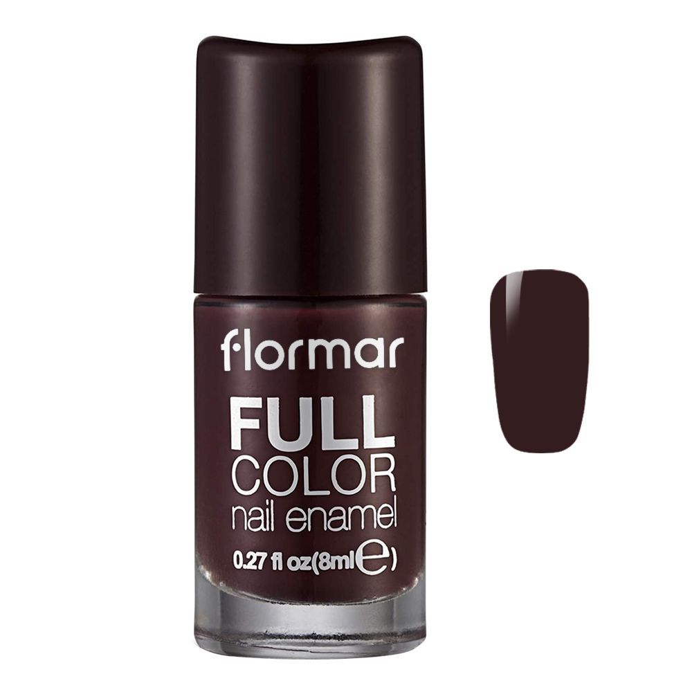 Flormar Full Color Nail Enamel, FC43 Chunky Cocoa, 8ml