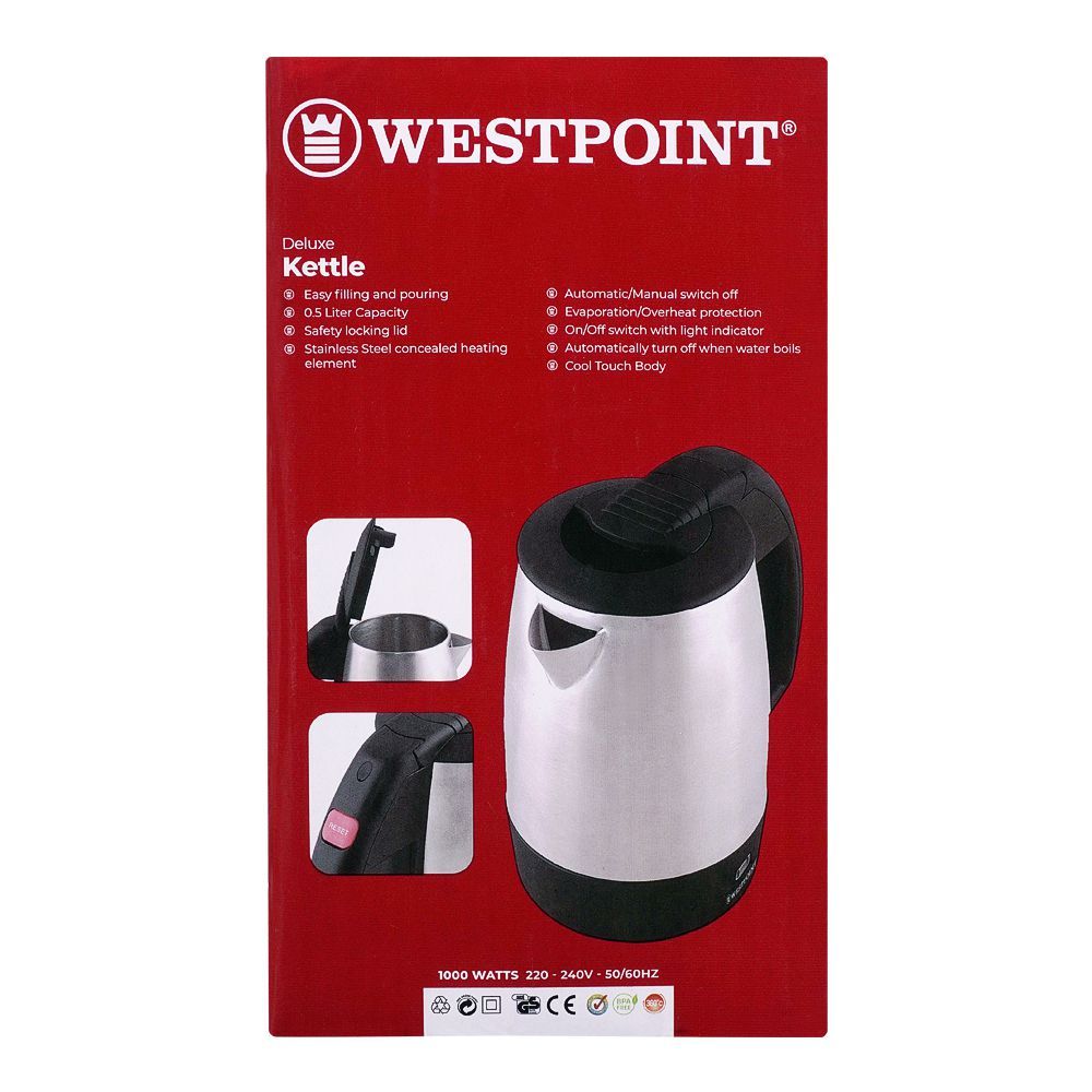 Kettle Point Device Purchase West Point Deluxe Electric Kettle, 0.5L, WF-405 Online at Best ...