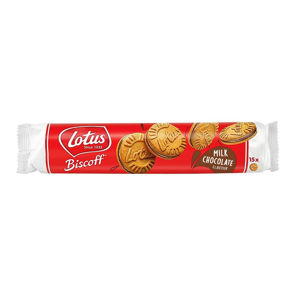 Lotus Biscoff Milk Chocolate Biscuits, 150g