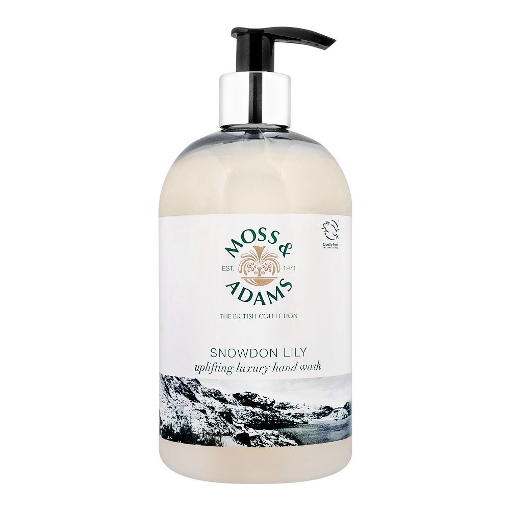 Moss & Adams Snowdown Lily Uplifting Luxury Hand Wash, 500ml