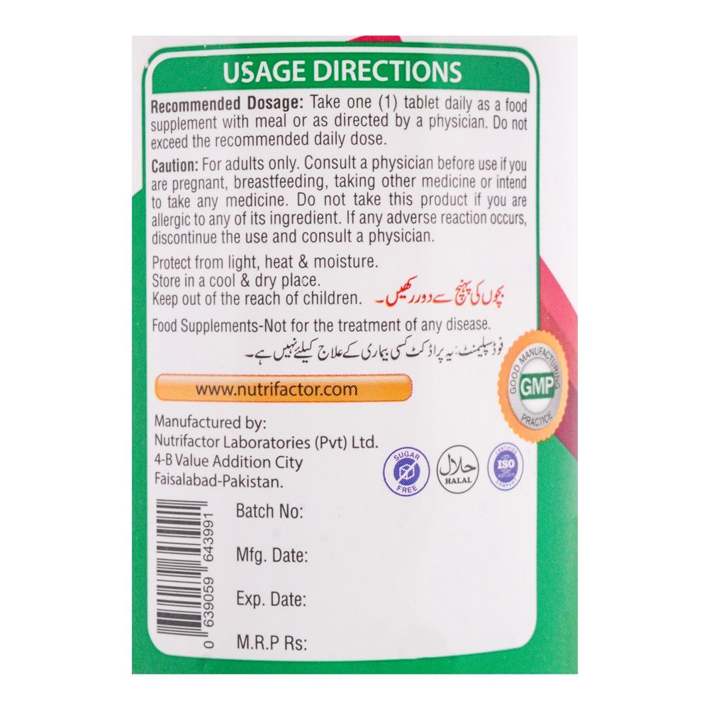 M Rasheed Nutrifactor Buy Nutrifactor Glucofactor One A Day Food Supplement, 30 Tablets ...