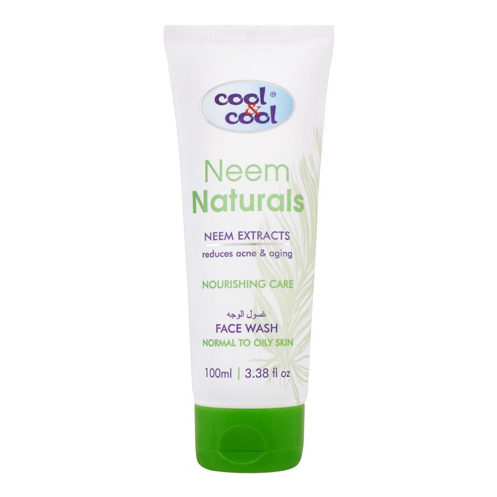 Cool & Cool Neem Naturals Nourishing Care Face Wash, Normal To Oily Skin, 100ml