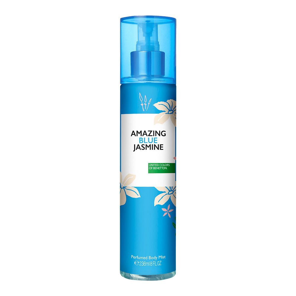 United Colors of Benetton Amazing Blue Jasmine Perfumed Body Mist, 236ml