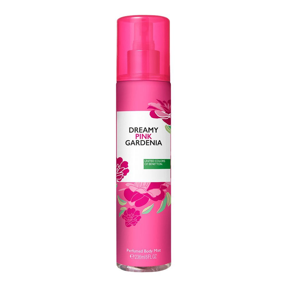 United Colors of Benetton Dreamy Pink Gardenia Perfumed Body Mist, 236ml