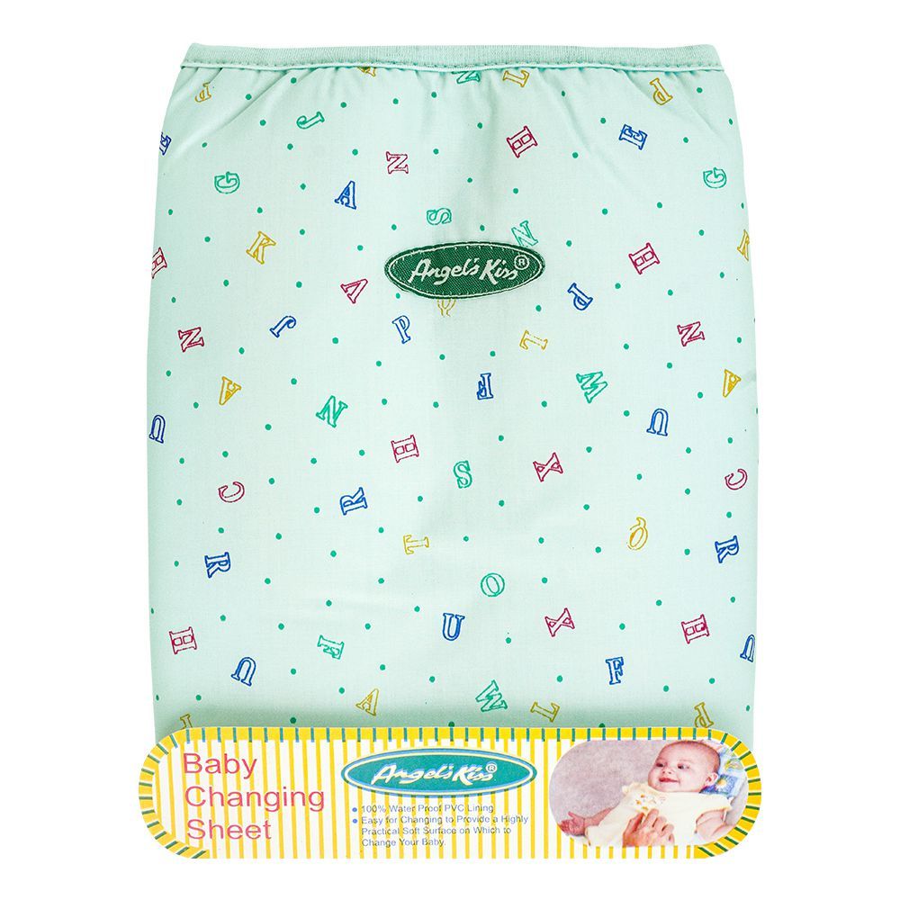 Angel's Kiss Baby Changing Foam Sheet, Green