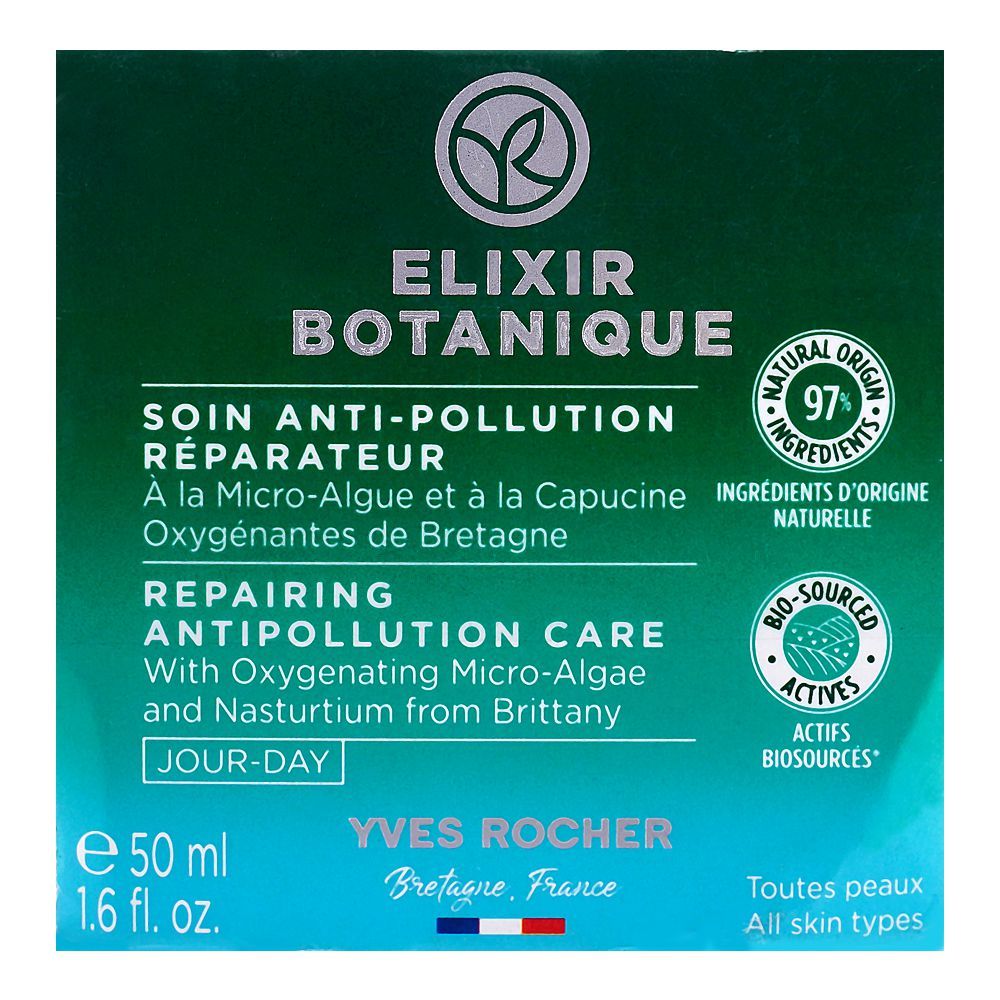 Buy Yves Rocher Elixir Botanique Repairing Anti-Pollution Care Day ...