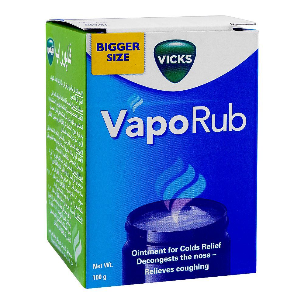 GSK Vicks Vapo Rub Ointment For Cold Relief, 100g