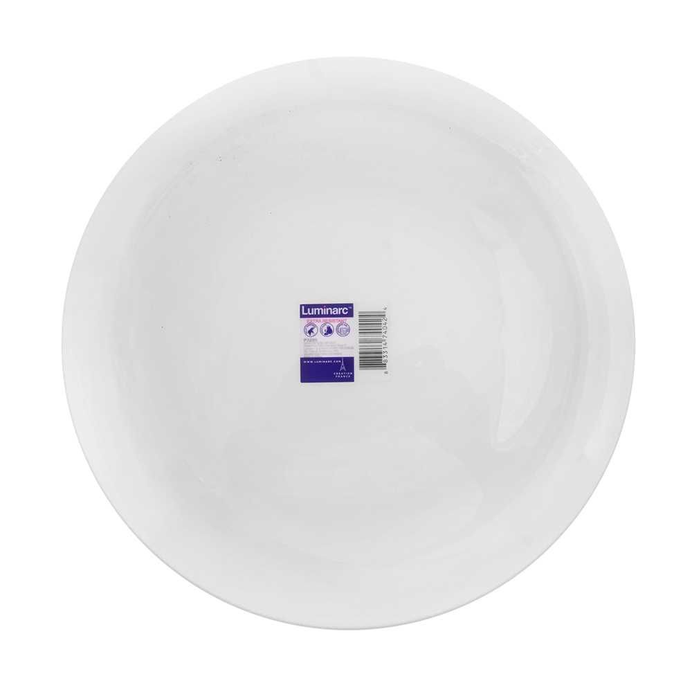 Luminarc Diwali White Dinner Plate 6-Pack, P3299