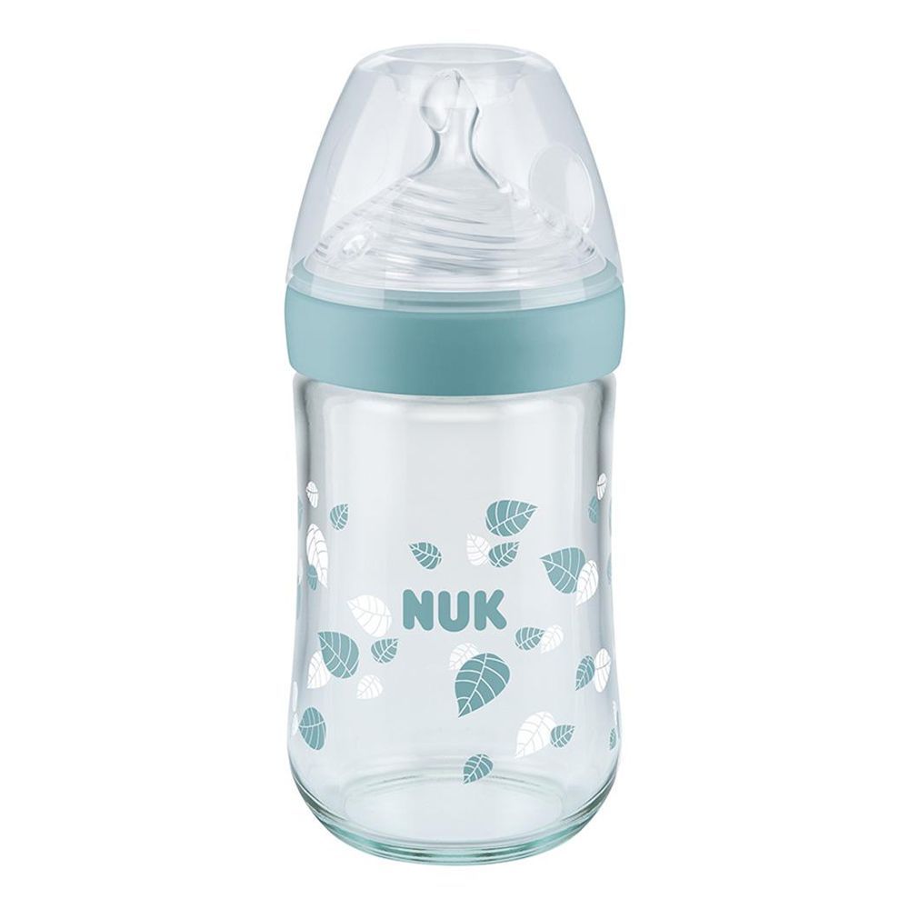 Purchase Nuk Nature Sense Glass Feeding Bottle, Silicon, 10745129
