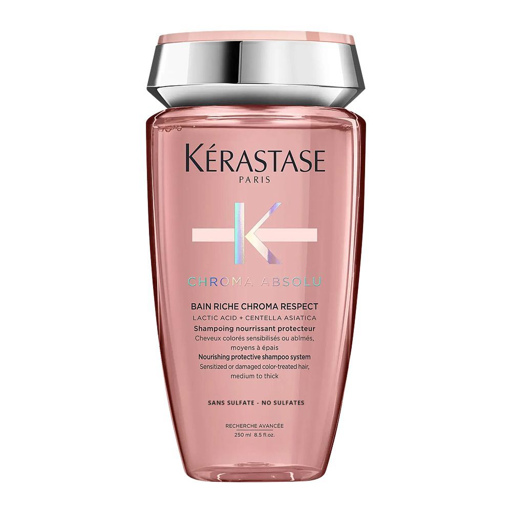 Kerastase Paris Chroma Absolu Bain Riche Chroma Respect Shampoo, Medium To Thick, 250ml