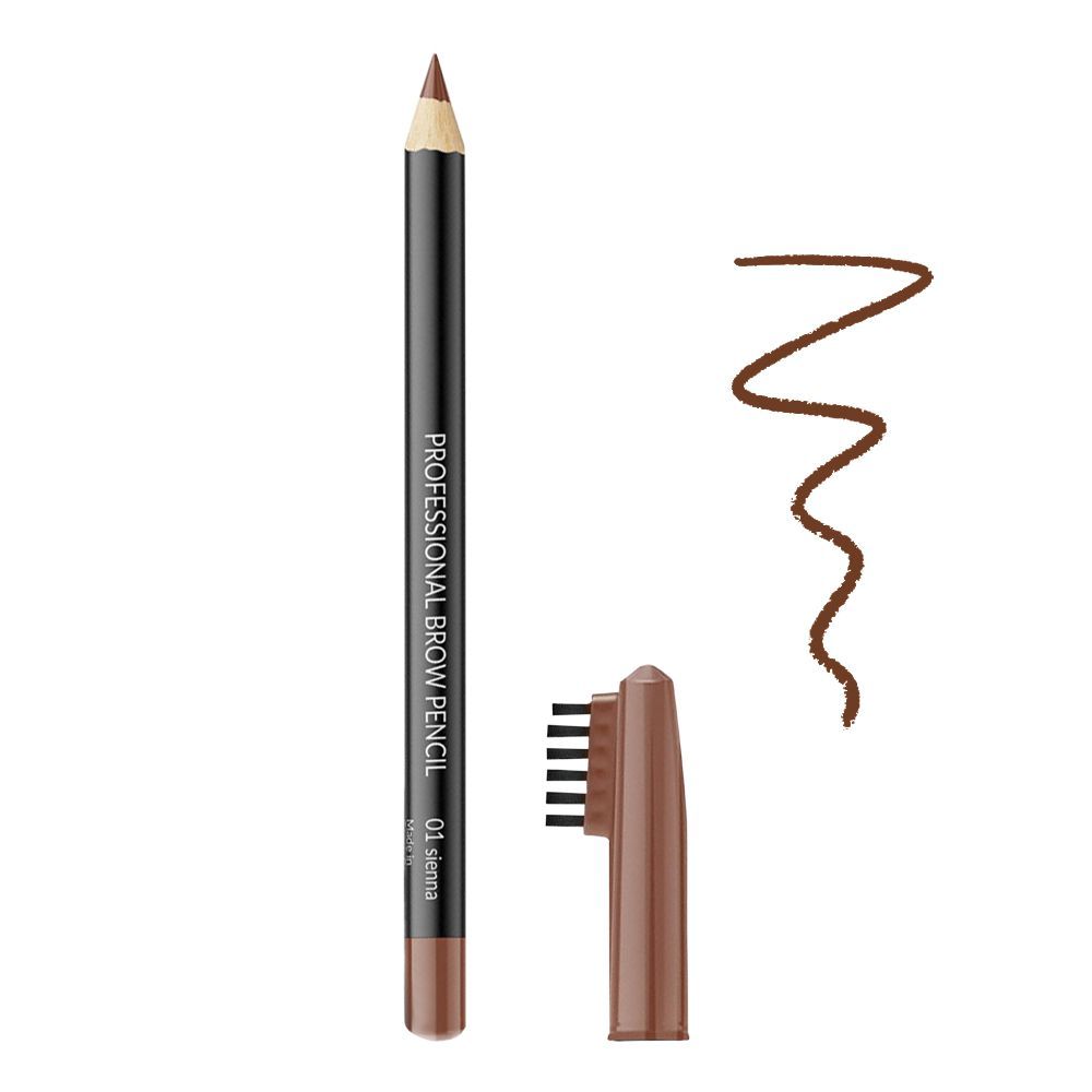 Vipera Professional Eye Brow Pencil, 01, Sienna