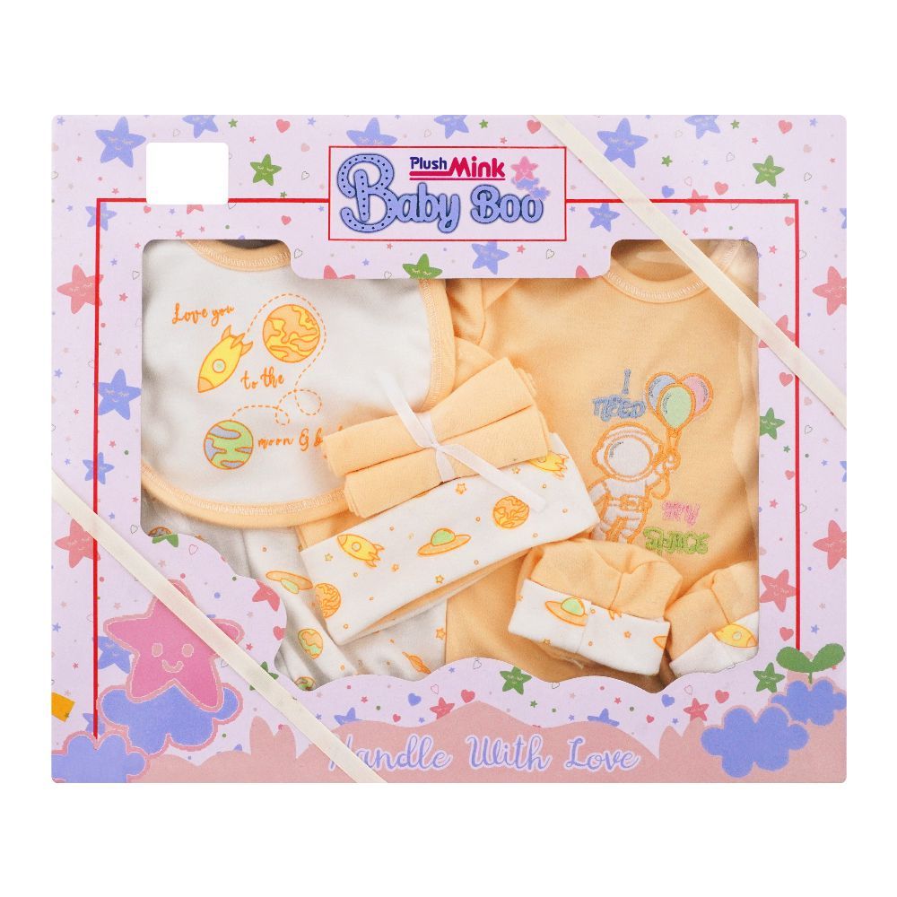 Plushmink Baby Boo Baby Gift Set, 7-Pack, Fawn