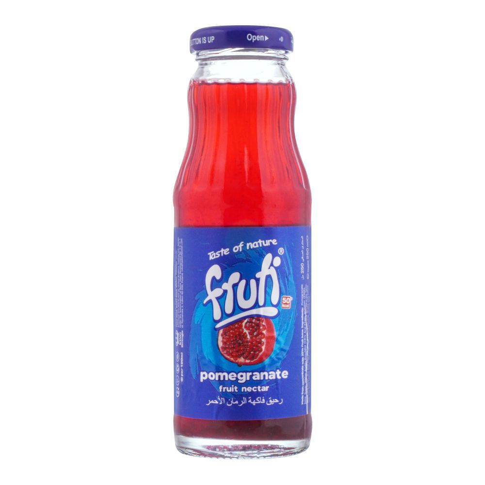 Fruti Taste Of Nature, Pomegranate Fruit Nectar Bottle, 250ml