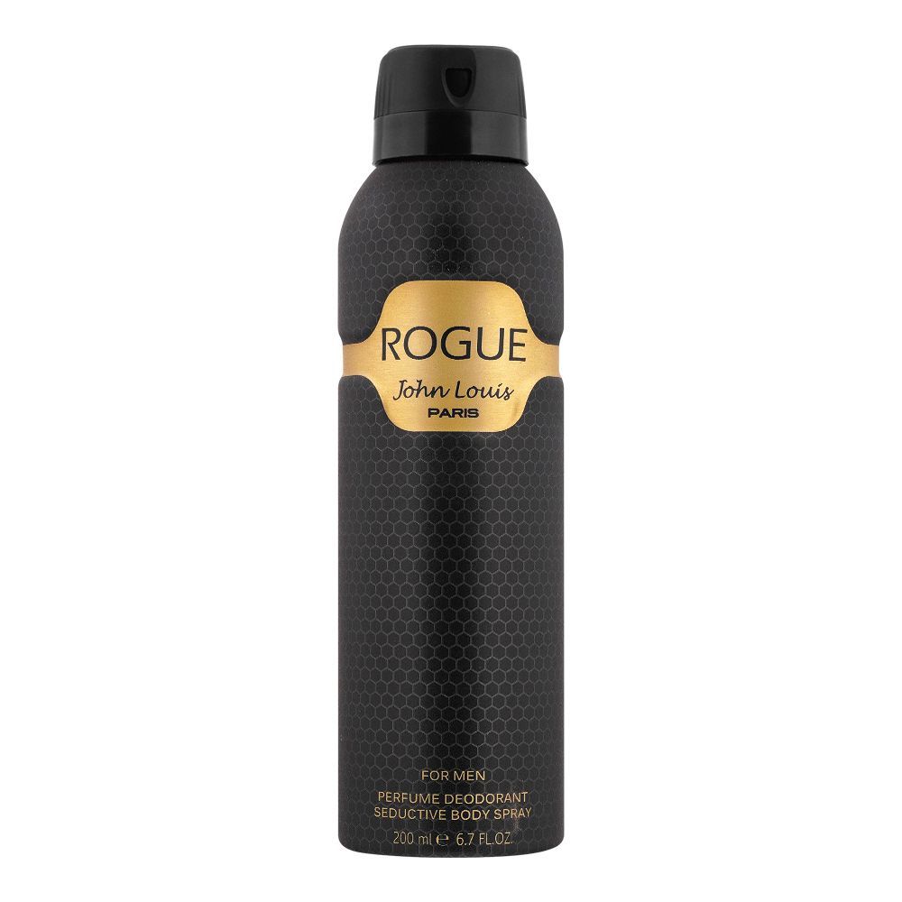 John Louis Paris Rogue For Men Perfumed Deodorant Seductive Body Spray, 200ml