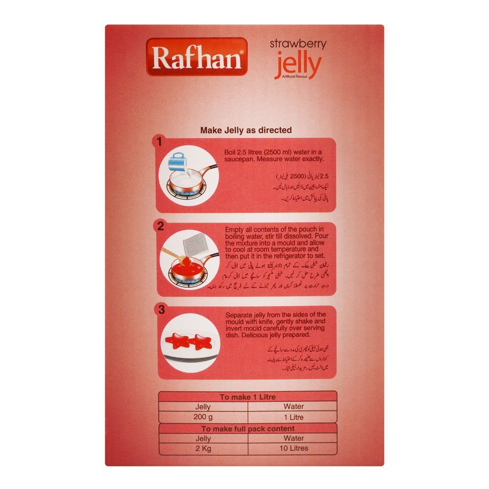 Buy Rafhan Strawberry Jelly Powder, 4 Portions Pack, 2 KG Online at ...
