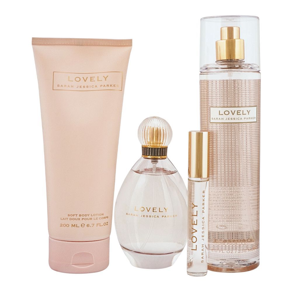 Sarah Jessica Parker Lovely Set Eau De Parfum 100ml + Body Lotion + Eau De Parfum + Body Spray