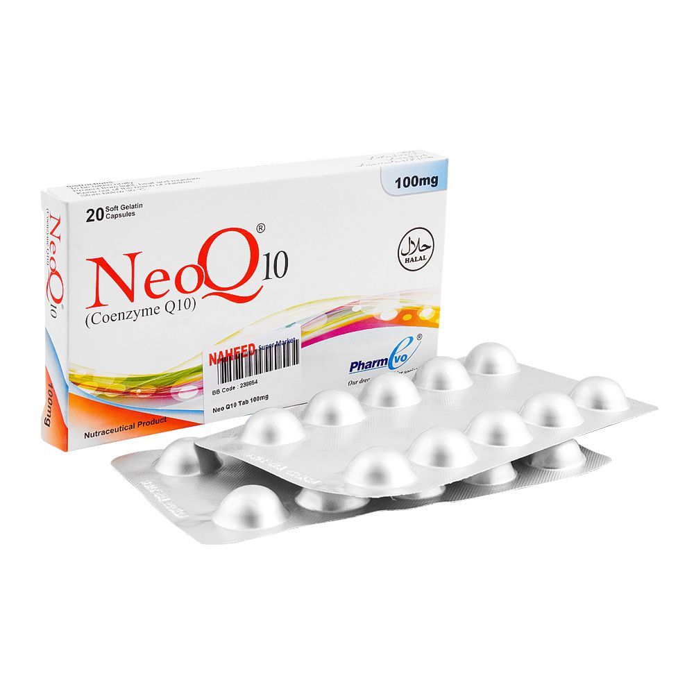 PharmEvo NeoQ 10 Capsule, 100mg, 20-Pack