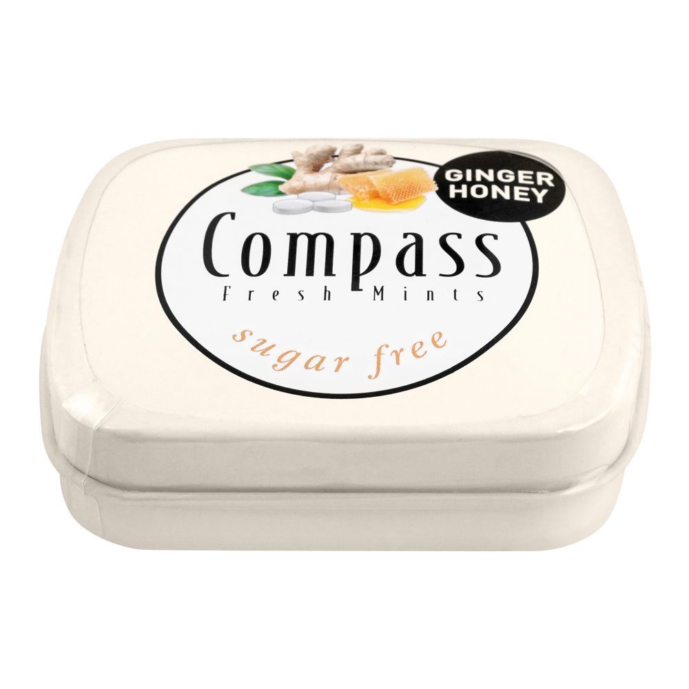 Buy Compass Fresh Mints, Ginger Honey, Sugar-Free, 14g Online at ...
