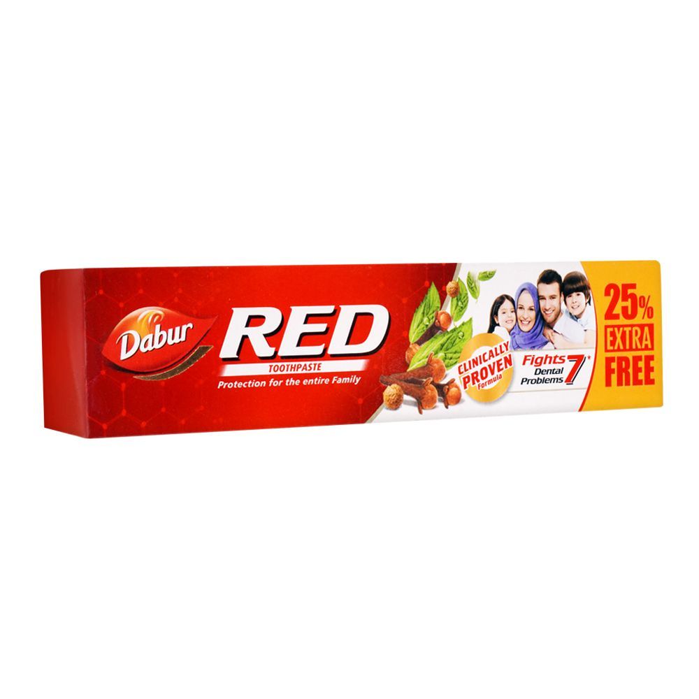 Dabur Red Tooth Paste, 25% Extra Free, 50g