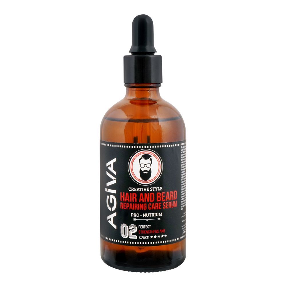 Agiva Creative Style Hair & Beard Repairing Care Serum, Pro-Nutrium, 02, 100ml