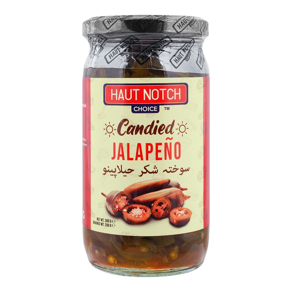 Haut Notch Candied Jalapeno, 380g