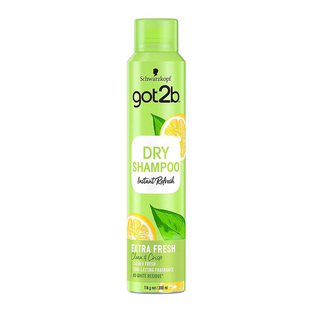 Schwarzkopf Got2b Instant Refresh Extra Fresh Clean & Crisp Dry Shampoo, 200ml